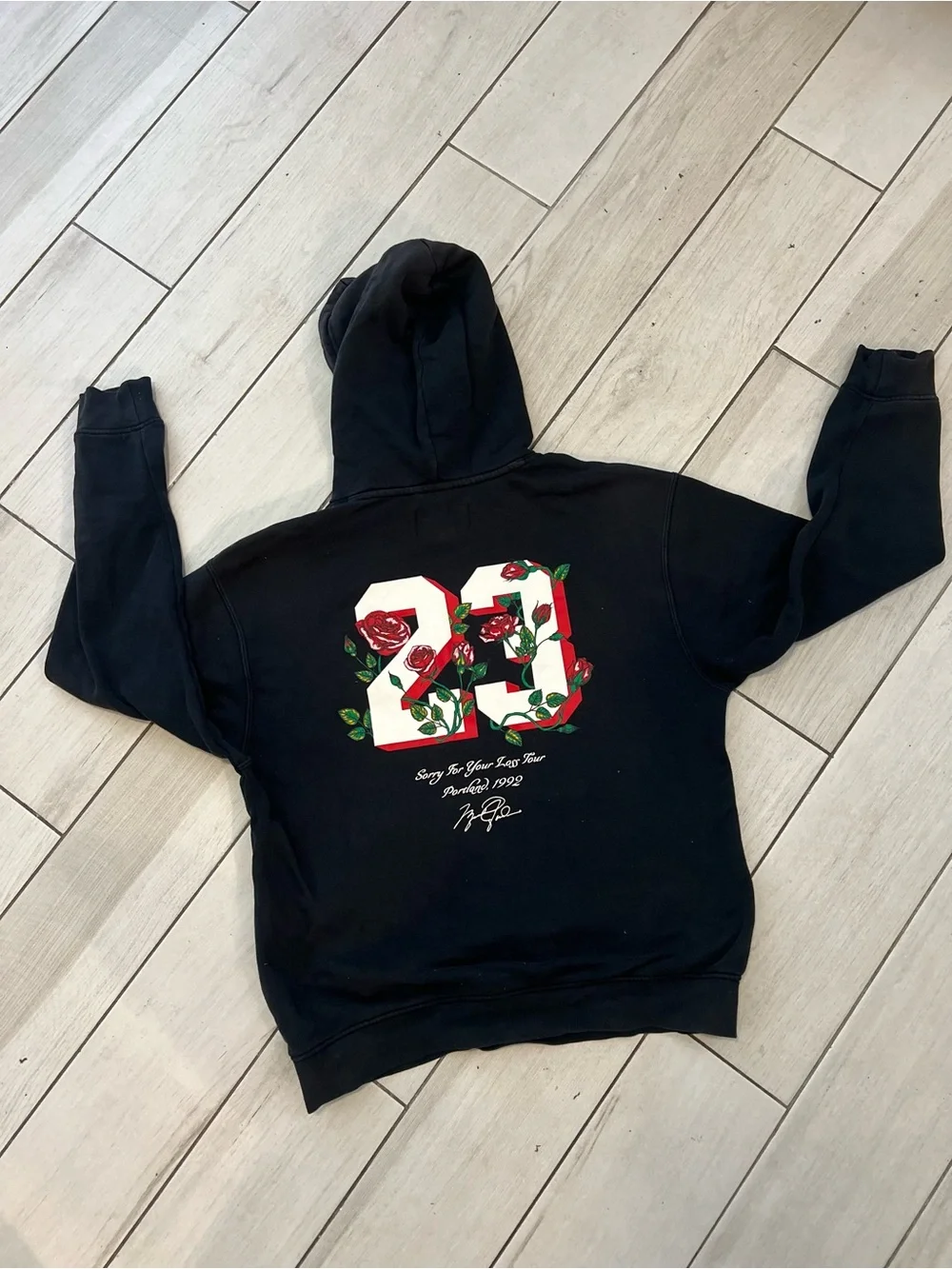 Air Jordan Pullover Hoodie Small Sorry For Your Loss Tour Portland 1992